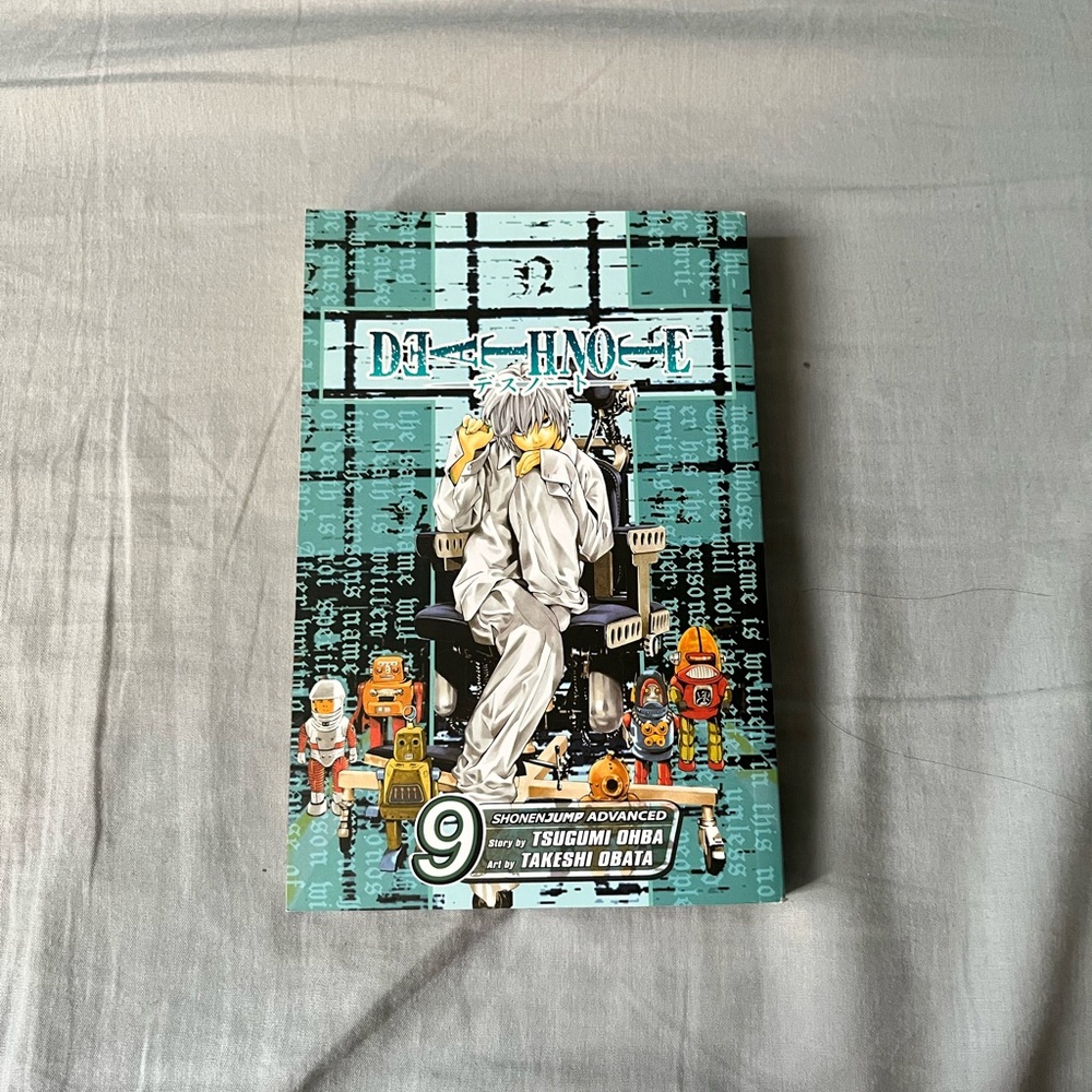 Manga Art Illustration with Blue and Black Accents